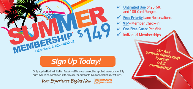 Summer Membership $149 Start June 1st