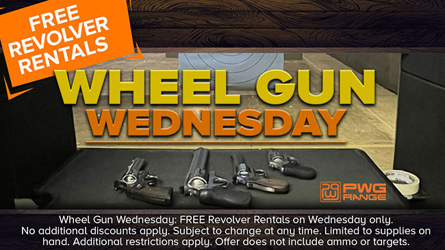 Wheel Gun Wednesday! Free Revolver Rental