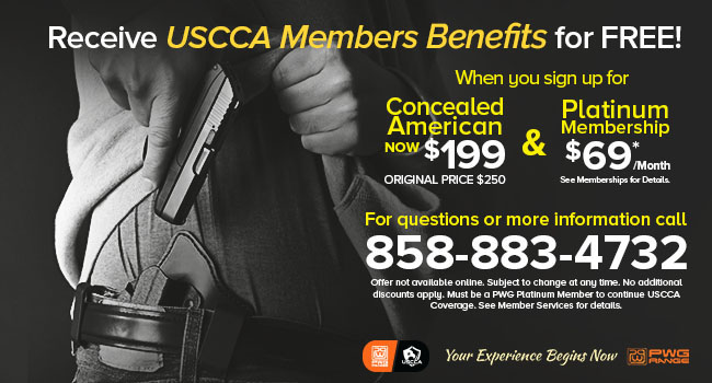 Receive USCCA Members Benefitis for Free when You Sign Up for Concealed American and Platinum Membership